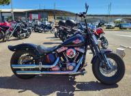 HARLEY-DAVIDSON SOFTAIL SPRINGER CROSS BONES FLSTSB